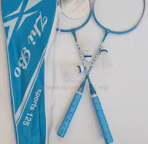 Tennis-Badminton Set 2 Rackets 2 Shuttlecocks+ Free Carrier Bag