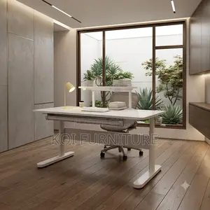 Office Desk; Manual Adjustable Home Office Desktop Table