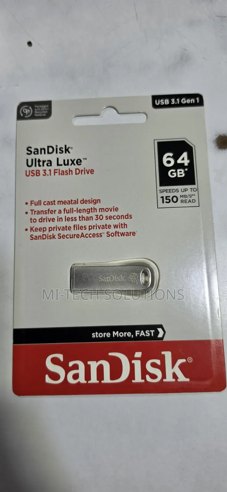 64gb Flashdisks Sandisk, Transcend, Toshiba, Hp