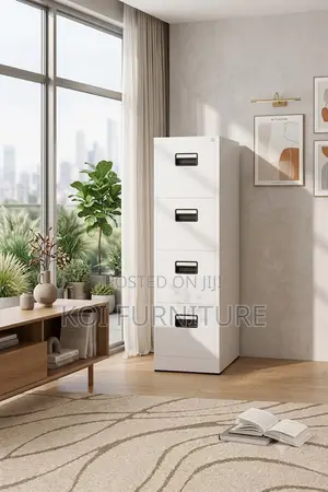 Office Cabinet; Steel Four Drawers Executive Storage Cabinet