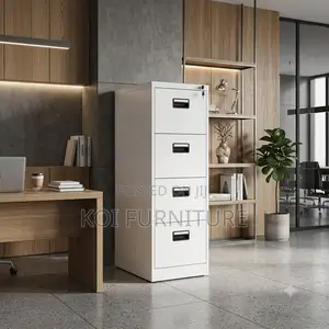 Office Cabinet; Steel Four Drawers Executive Storage Cabinet