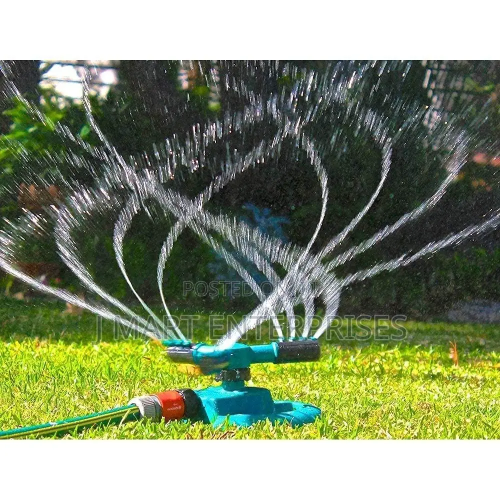 3 Arm 3600 Auto-Rotating Water Garden Sprinkler