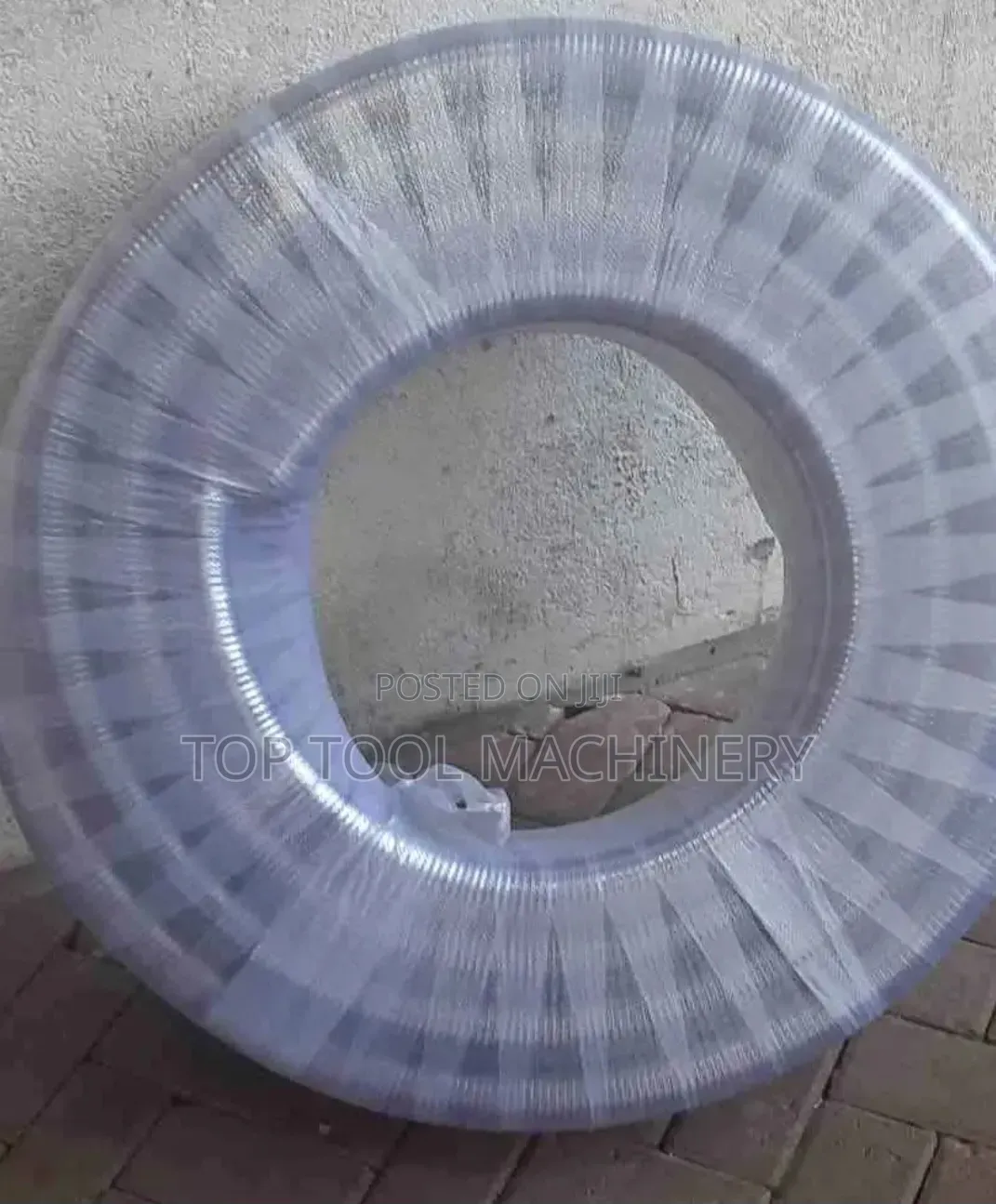 Heavy Duty 1.5" by 30m Suction Pipe Clear Wired