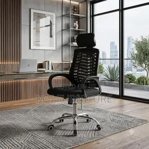Office Chairs; Adjustable Height Headrest Chair
