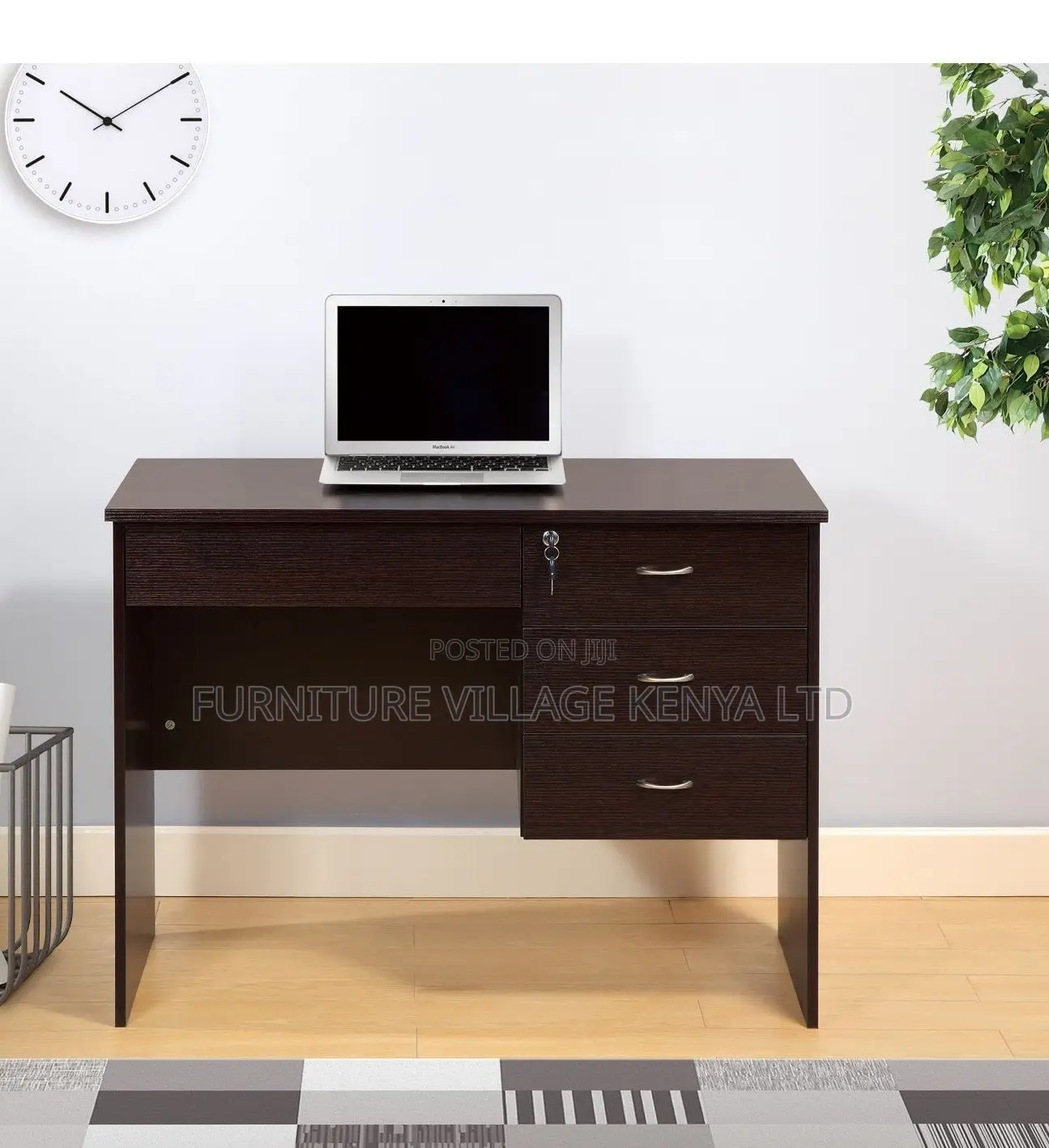 Office Study Desk With Drawers