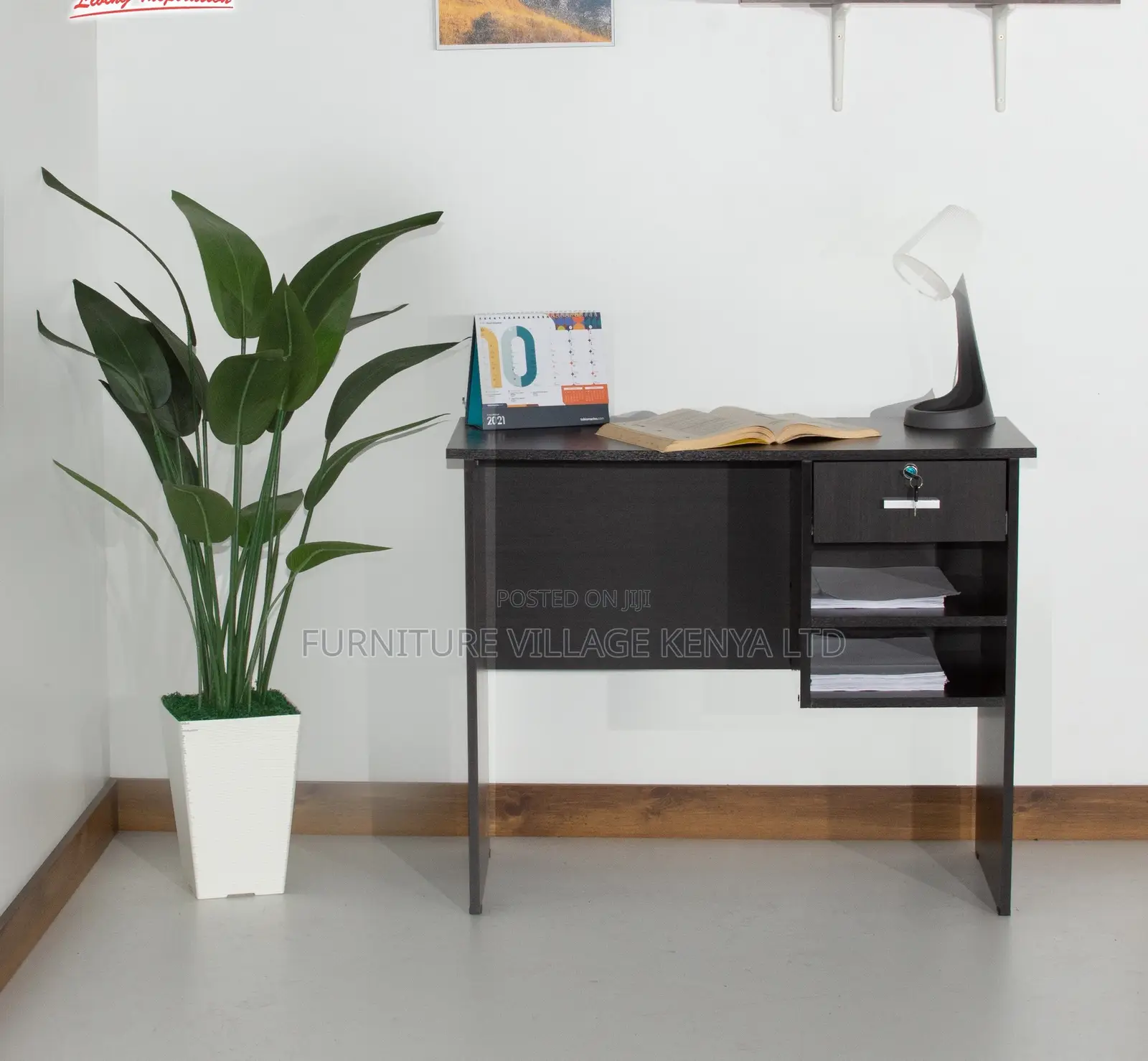 Office Study Desk With Drawers