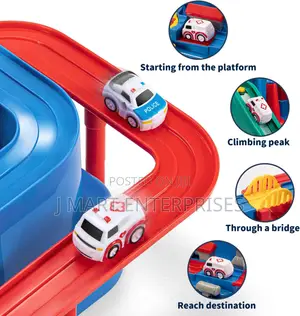 Temi Kids Race Track Toys for Boy Car Adventure for 2 3 4 5 6 Yrs Old