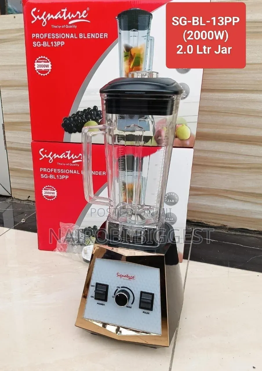 2000w (Sg-Bl-13pp) 
Commercial Blender With 2.0 LTR One Jar