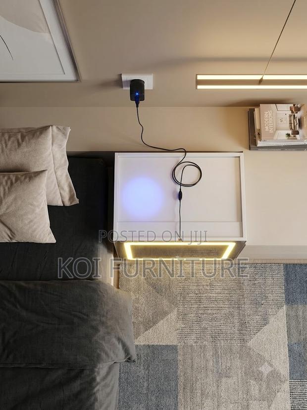 Storage Units; Home Bedside Cabinet With Lightings - thumbnail 2