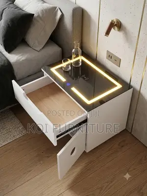 Storage Units; Home Bedside Cabinet With Lightings