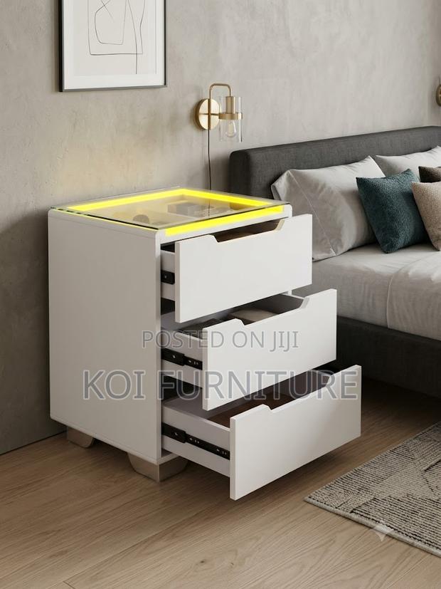 Storage Units; Home Bedside Cabinet With Lightings - thumbnail 5
