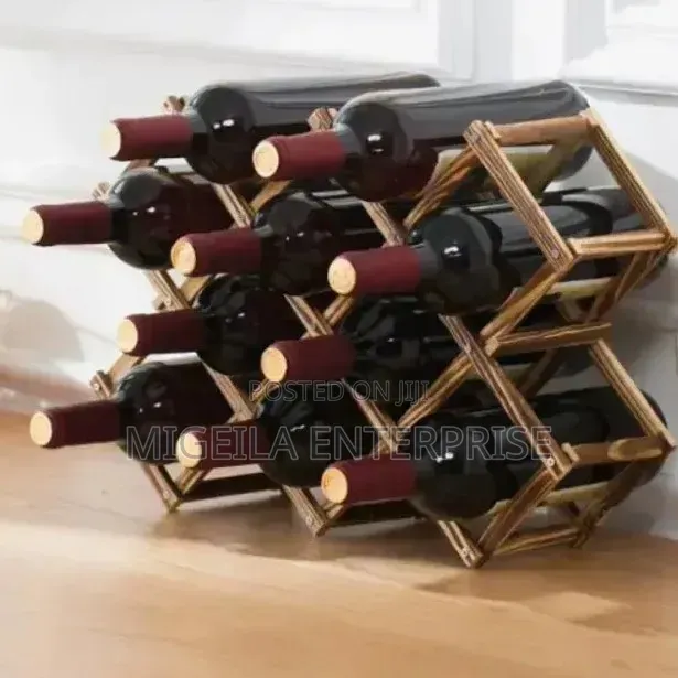 Wooden Wine Bottle Rack