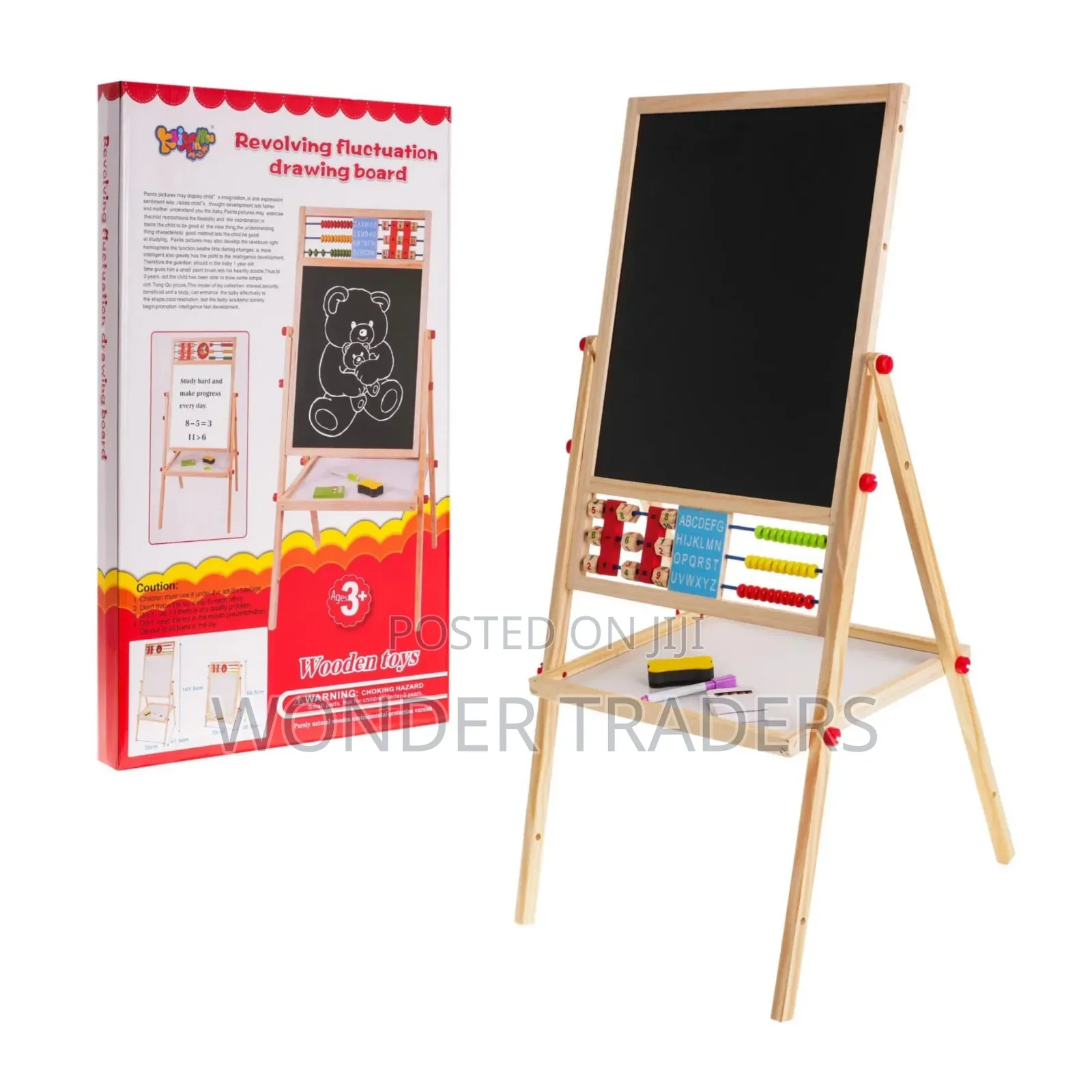 Double Sided Wooden Blackboard