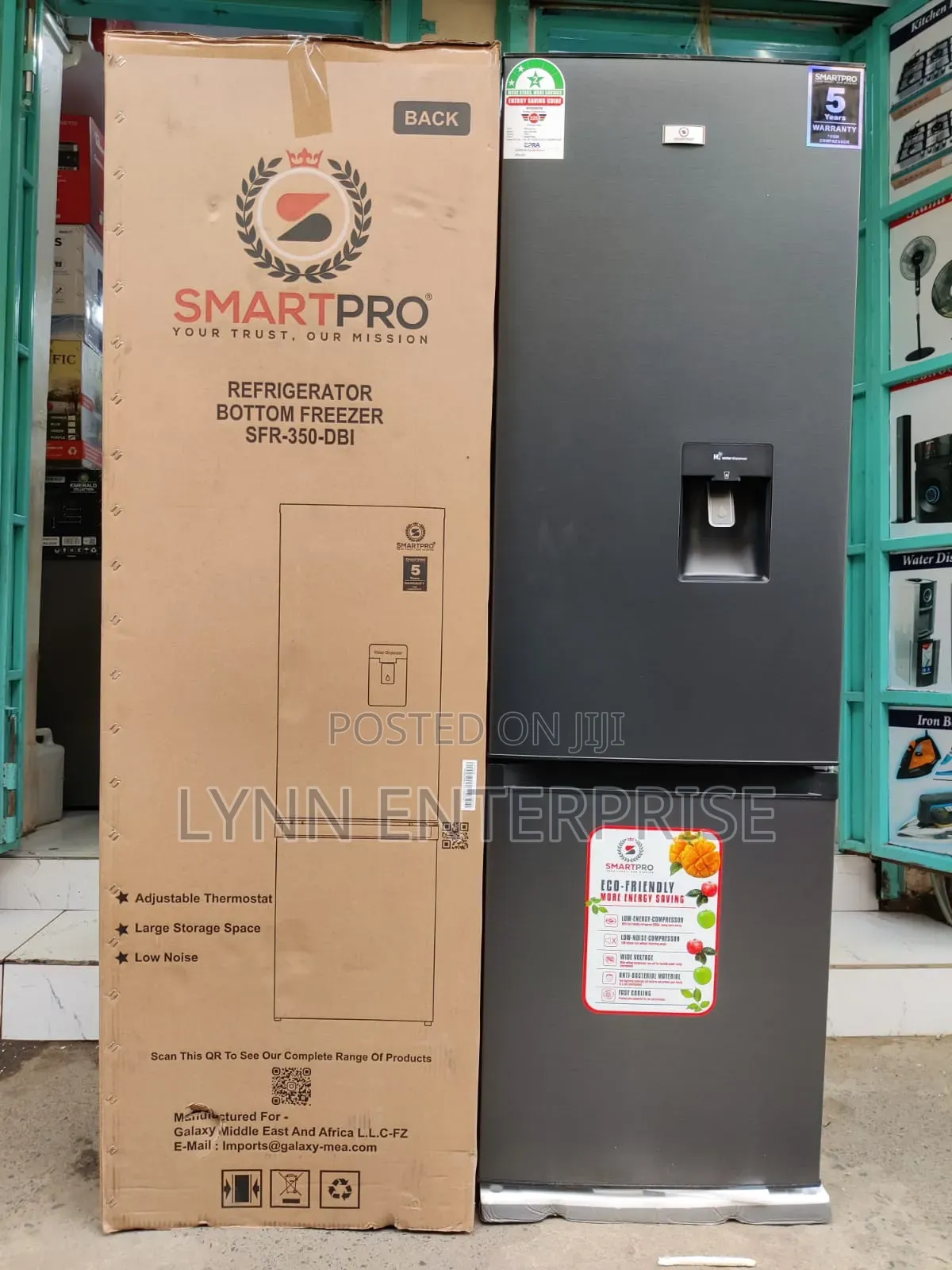 *Smartpro Fridge Defrost 350dbi 280l Capacity Bottom Freezer