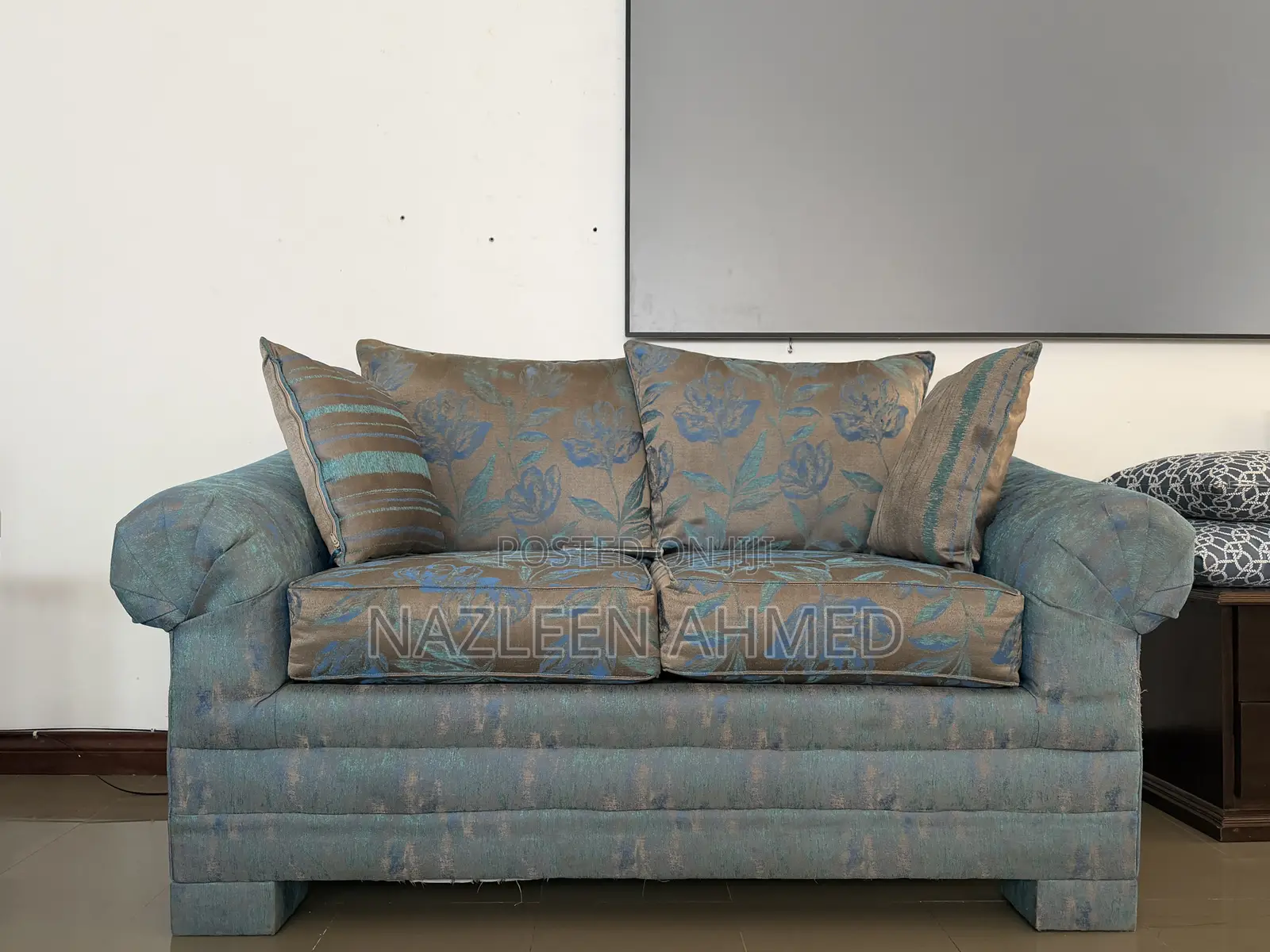 Sitting Room Blue Sofas