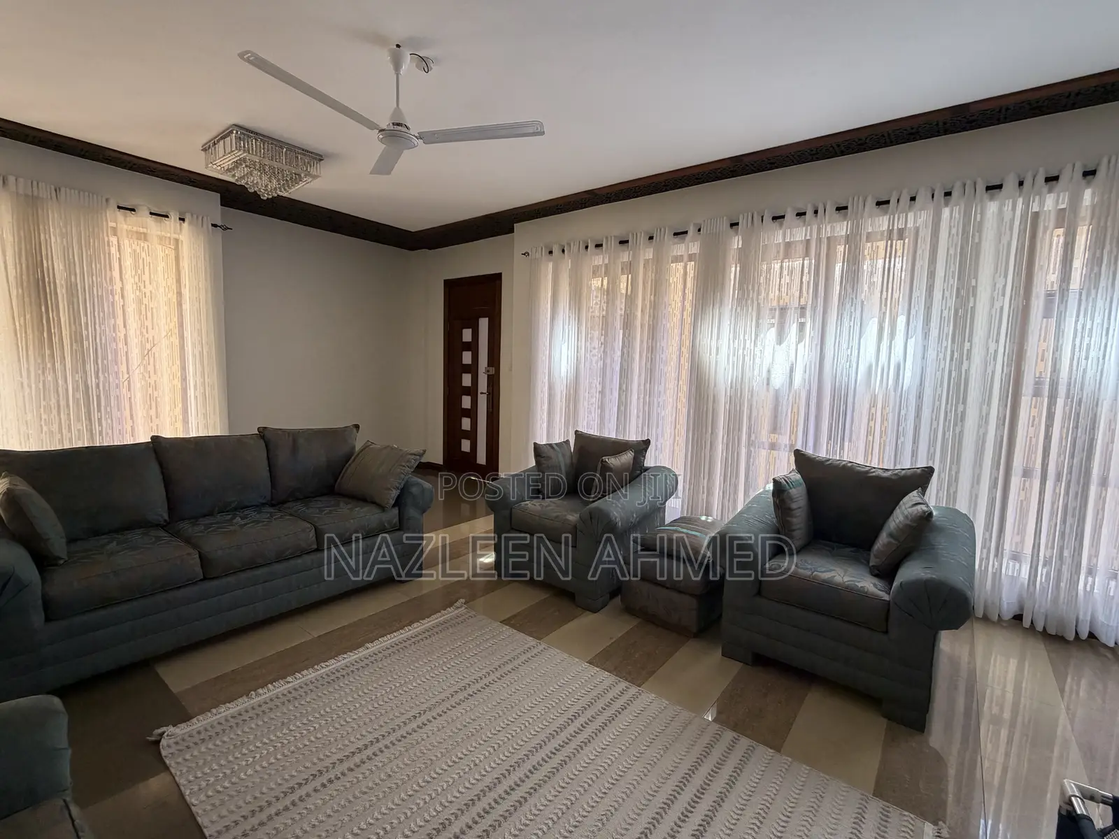 Sitting Room Blue Sofas
