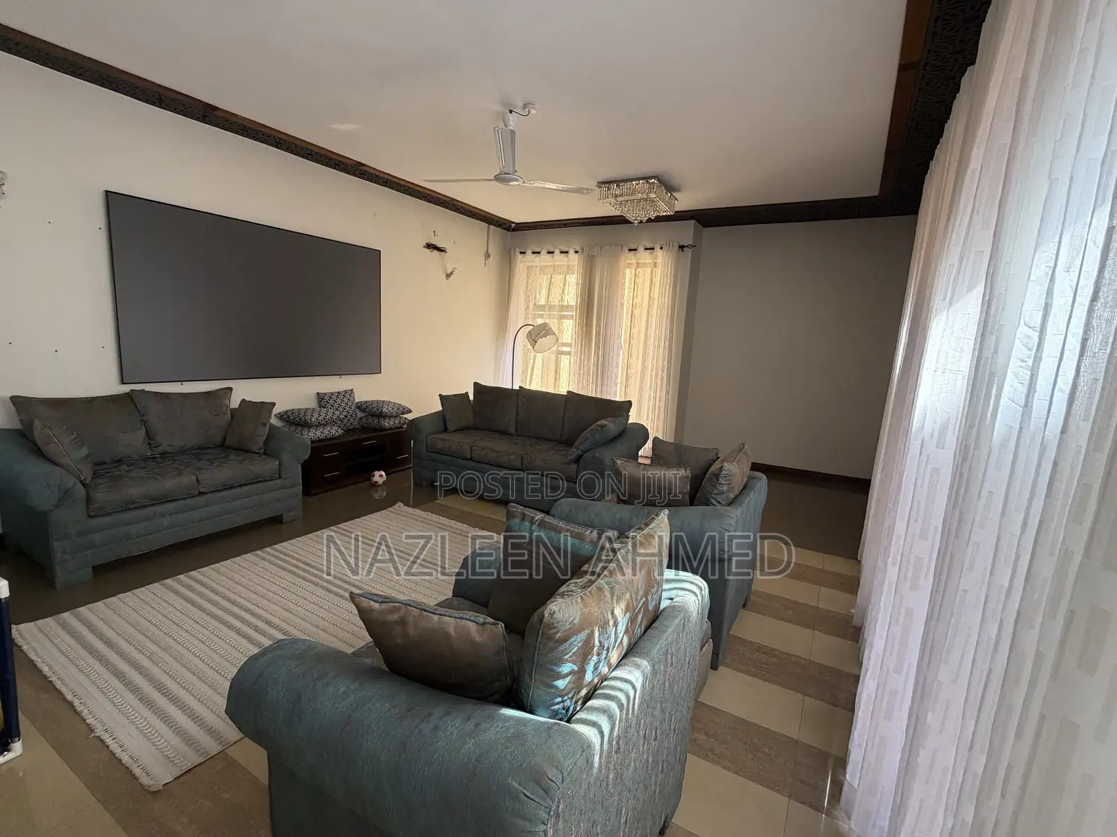 Sitting Room Blue Sofas