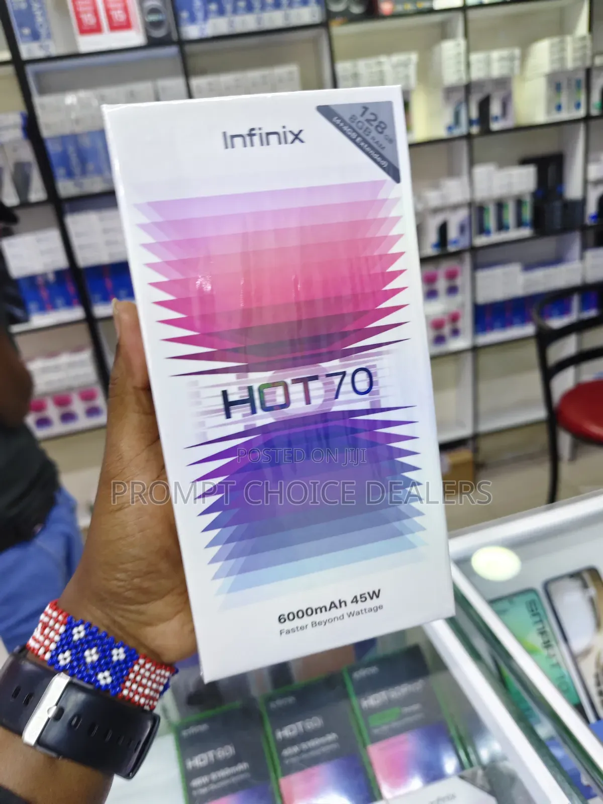 New Infinix Hot 70 128 GB Blue