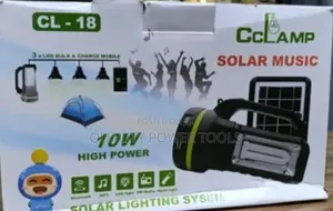 Cl-18 Rechargeable Portable Torch Light Speaker With Solar
