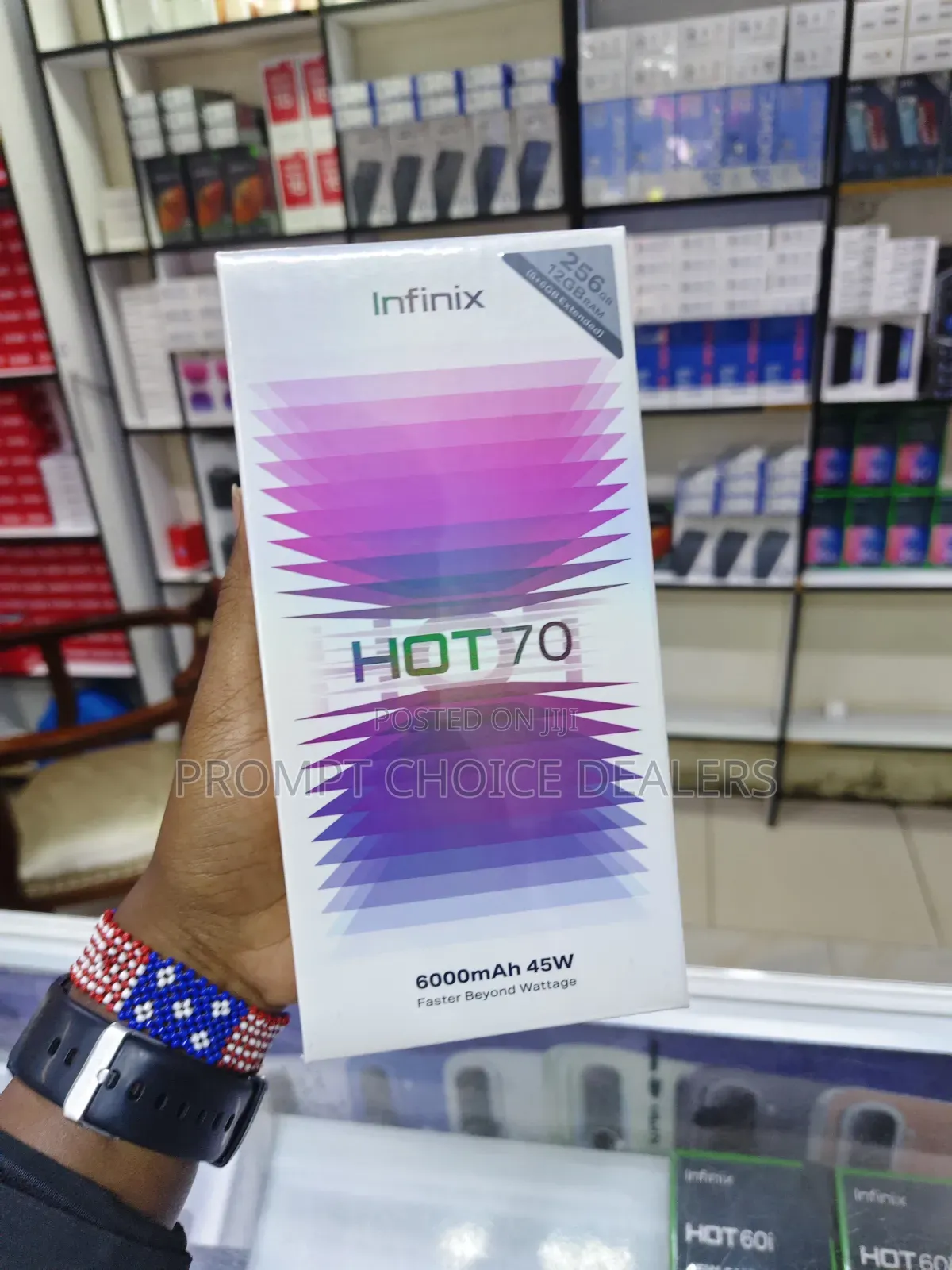 New Infinix Hot 70 256 GB Black