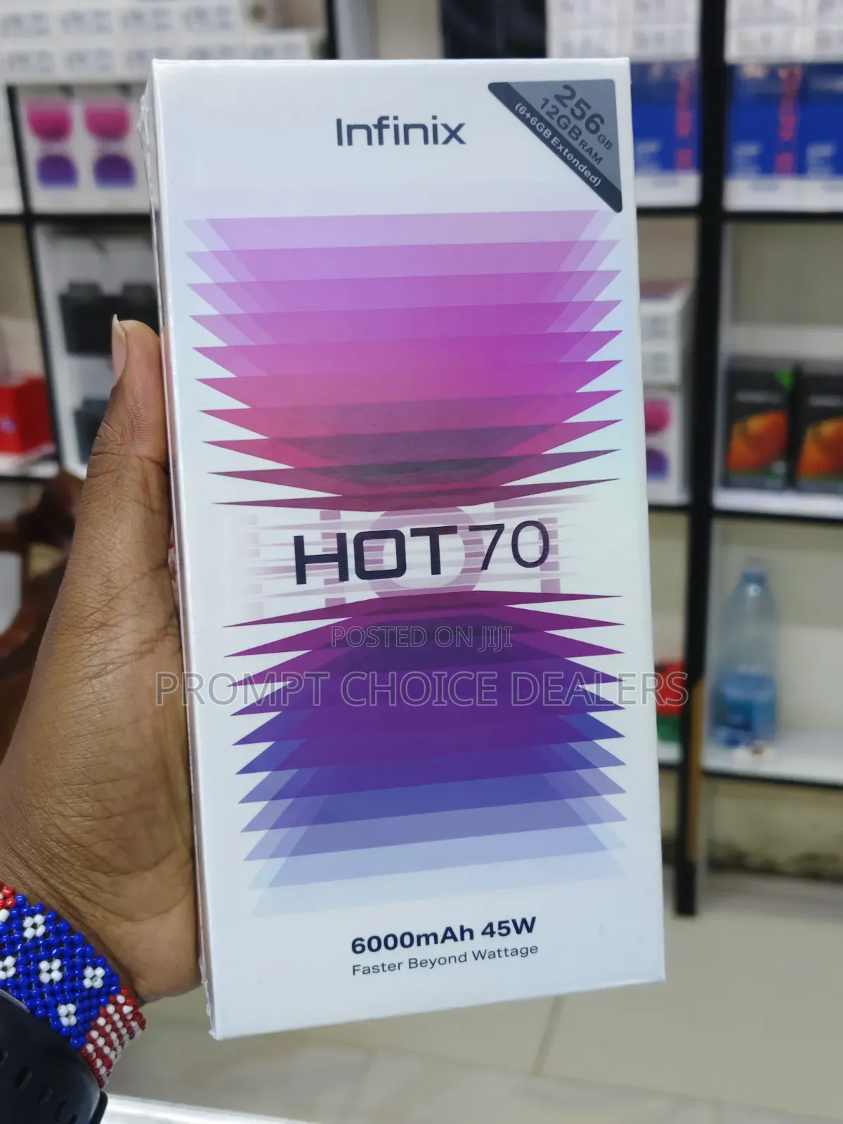 New Infinix Hot 70 256 GB Black