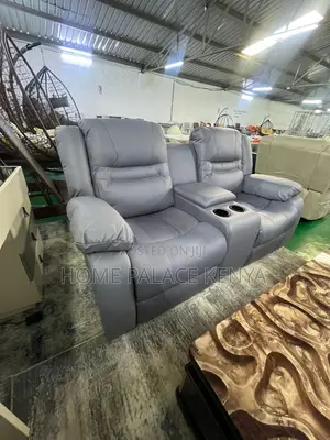 Home Sofa: 2 Person Recliner Set With Storage and Cupholder