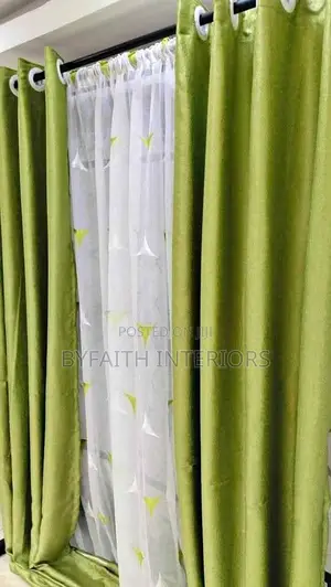 Neatly Stitched Window Curtains