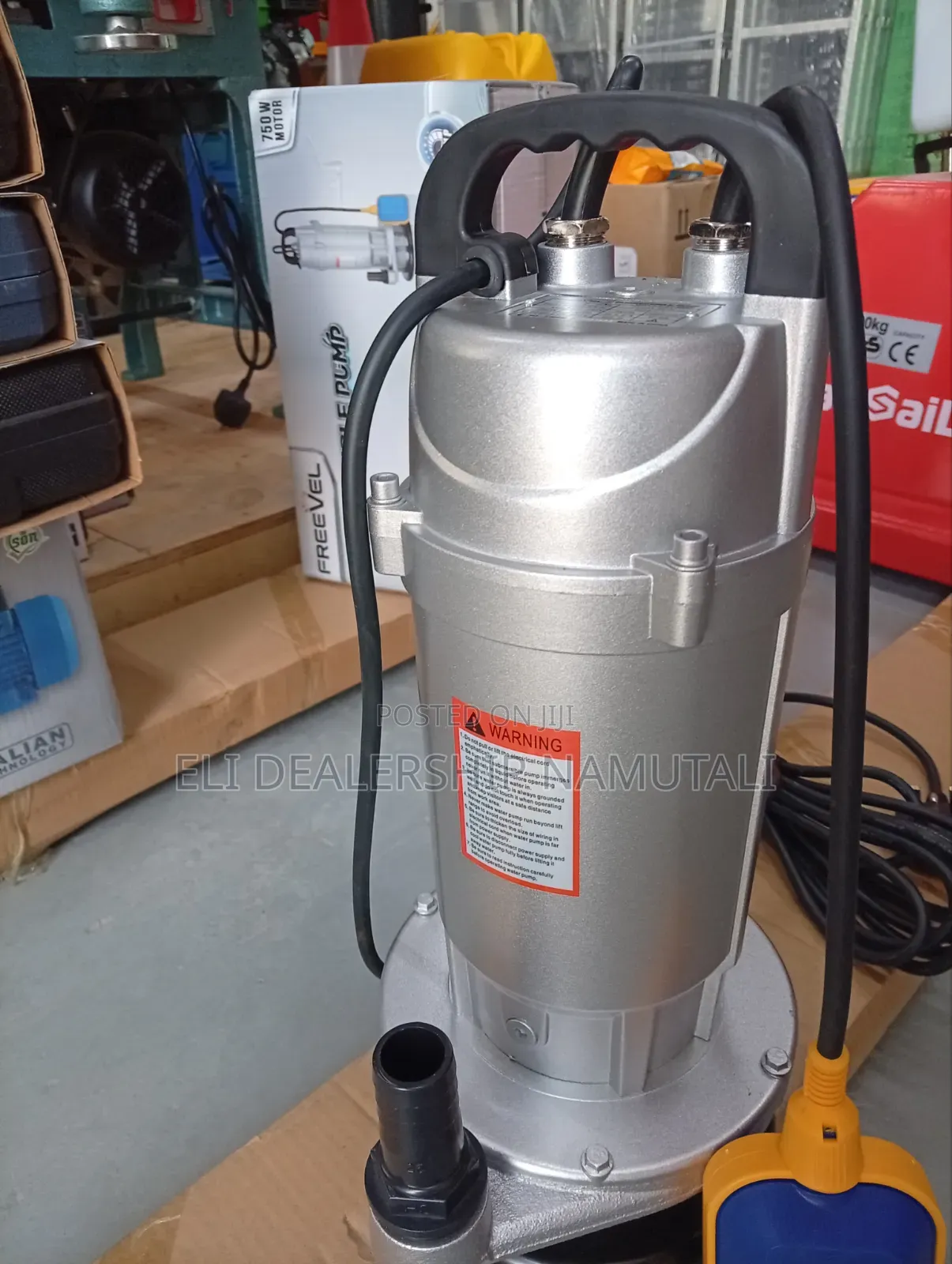 Freevel 1hp (750w) Submersible Water Pump – 32m Head With Float Switch