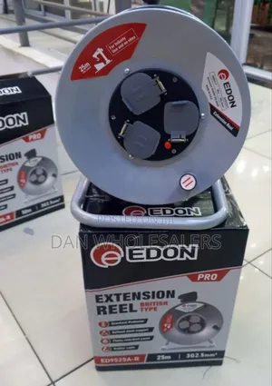 Edon Pro Extension Reel 25m Multi Socket Reel 2.5mm