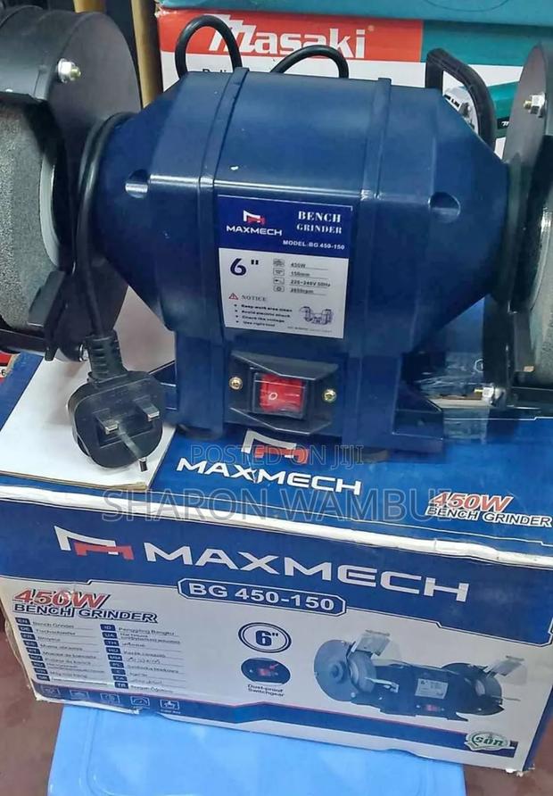 New 450w Maxmech Bench Grinder/6inch Maxmech Bench Grinder
