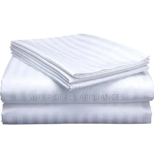 White Striped Bedsheet