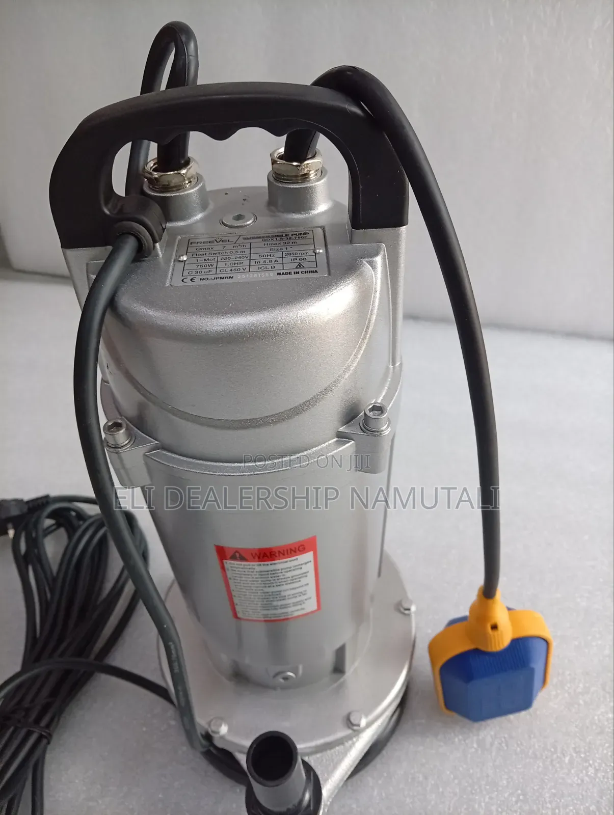 Freevel Heavy Duty 750w Clean Water Pump/1hp Electric Submersible Pump