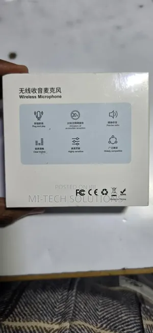 Magnetic Button Wireless Lavalier/Lapel/Phone Microphone