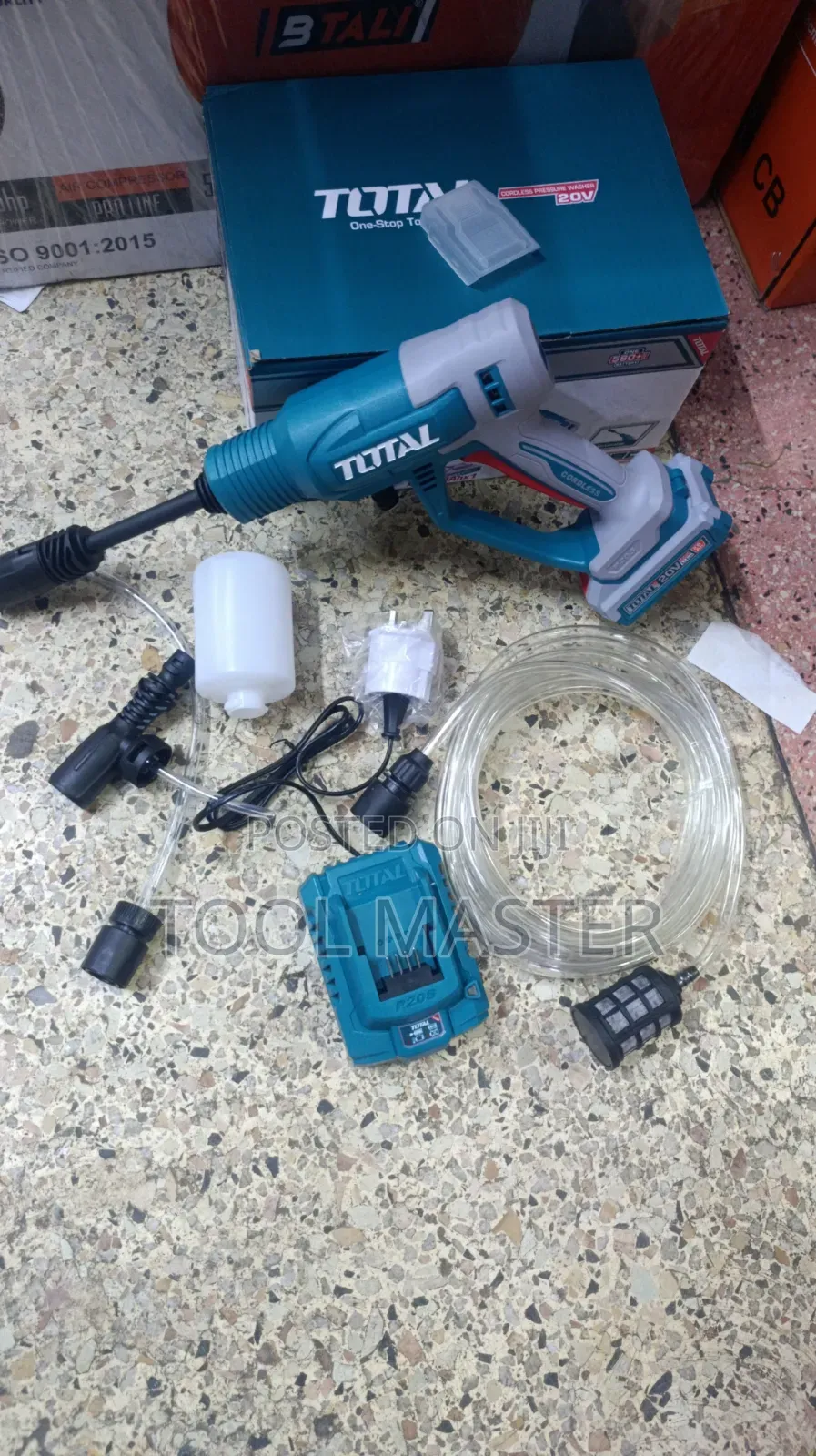 Total Cordless Carwash Machine/Total High Pressure Washer Gun