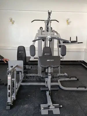 Jx Six Station Multigym With 200kg Steel Weight Stack.