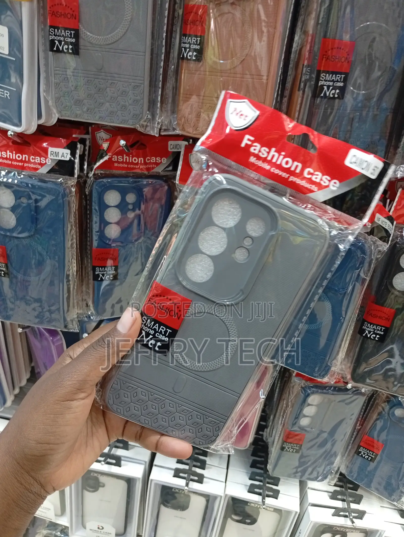 Gray Fashion Case for the Tecno Camon 50