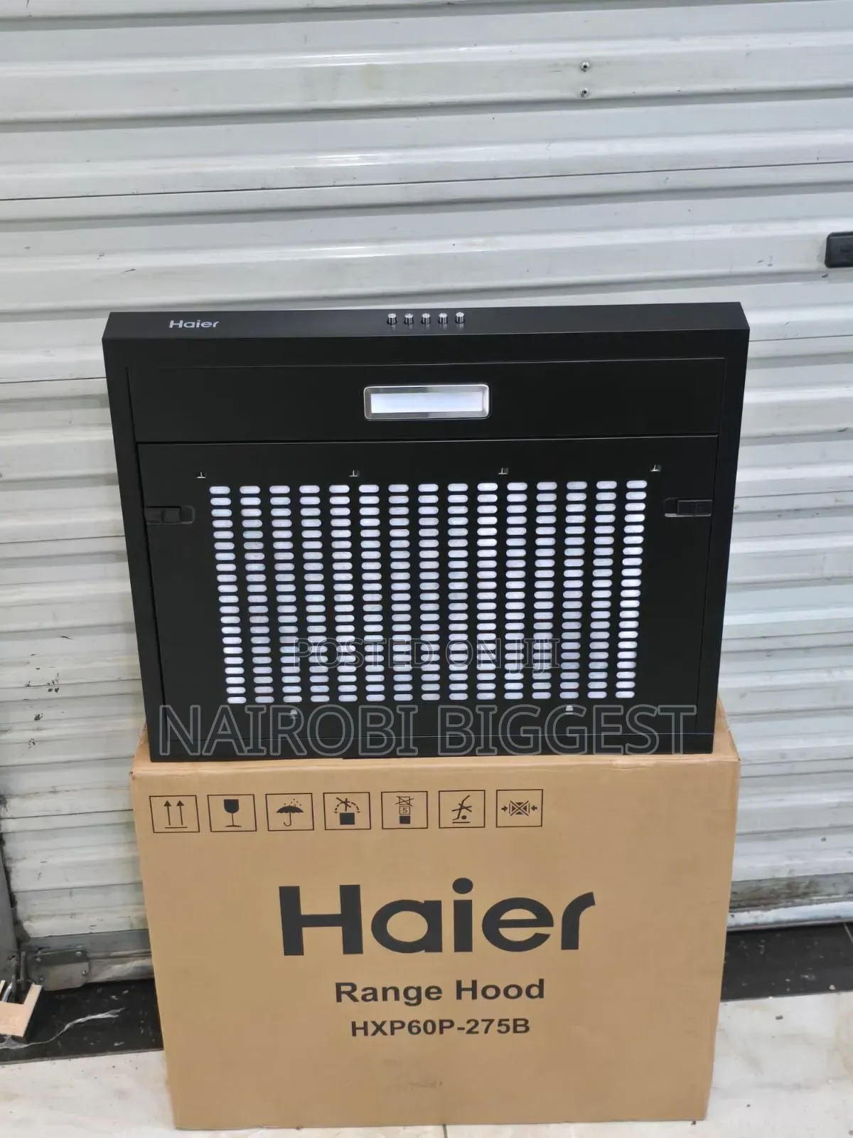 Haier 60cm Kitchen Hood Hxp60p -275b- Black