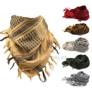 Arafat Scarf Shemagh Tactical Keffiyeh Head Wrap for Men Women