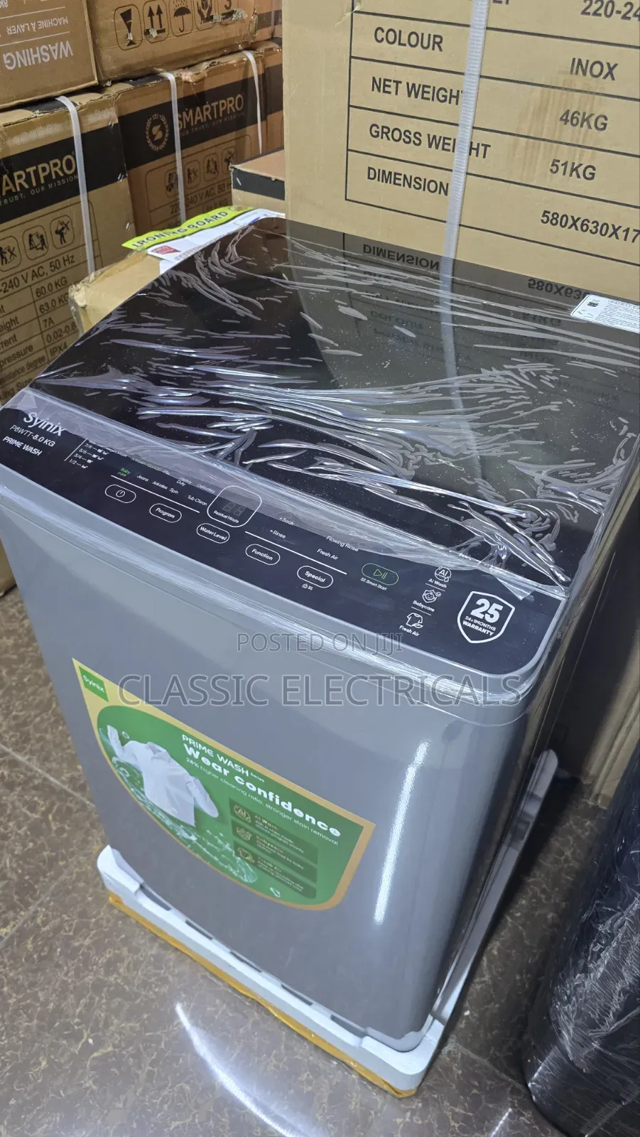 Quality 8kgs Syinix Topload Washing Machine