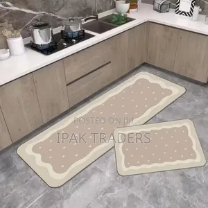 2pc Kitchen Floor Mats Absorbent