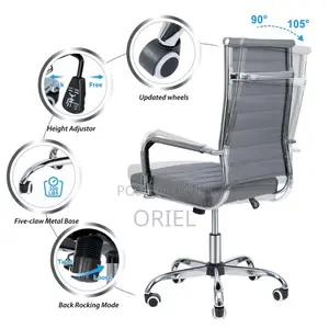 Office Chair Swivel Gray Office Visitor Chair