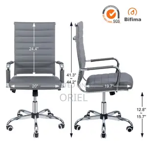 Office Chair Swivel Gray Office Visitor Chair