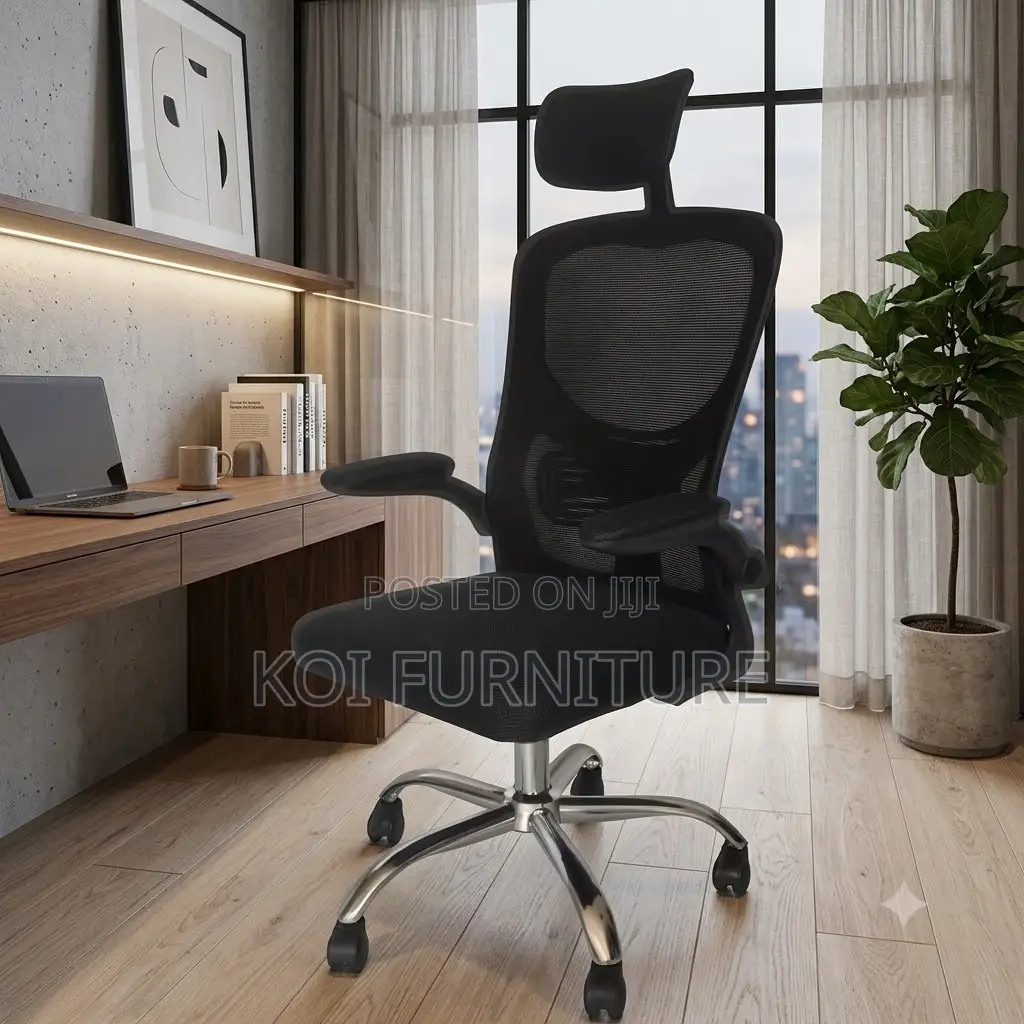Office Chairs; Ergonomic Swivel Fabric Mesh Office Seat
