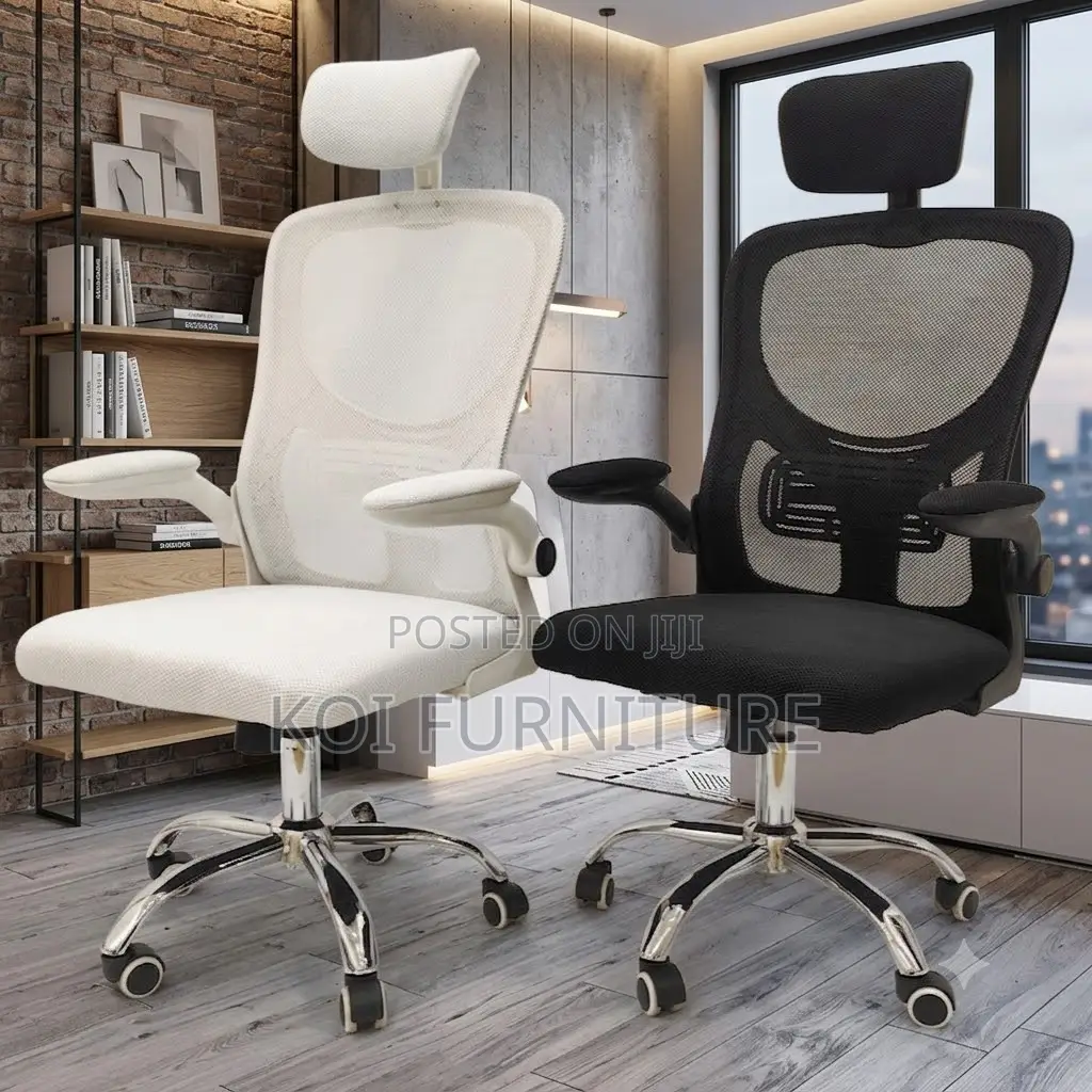 Office Chairs; Ergonomic Swivel Fabric Mesh Office Seat