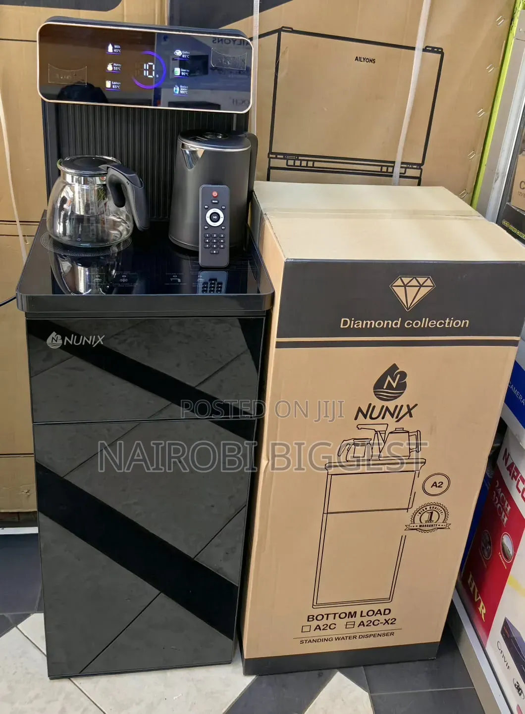 Nunix A2c-X2 Bottomload Hot Cold Water Dispenser With Music System