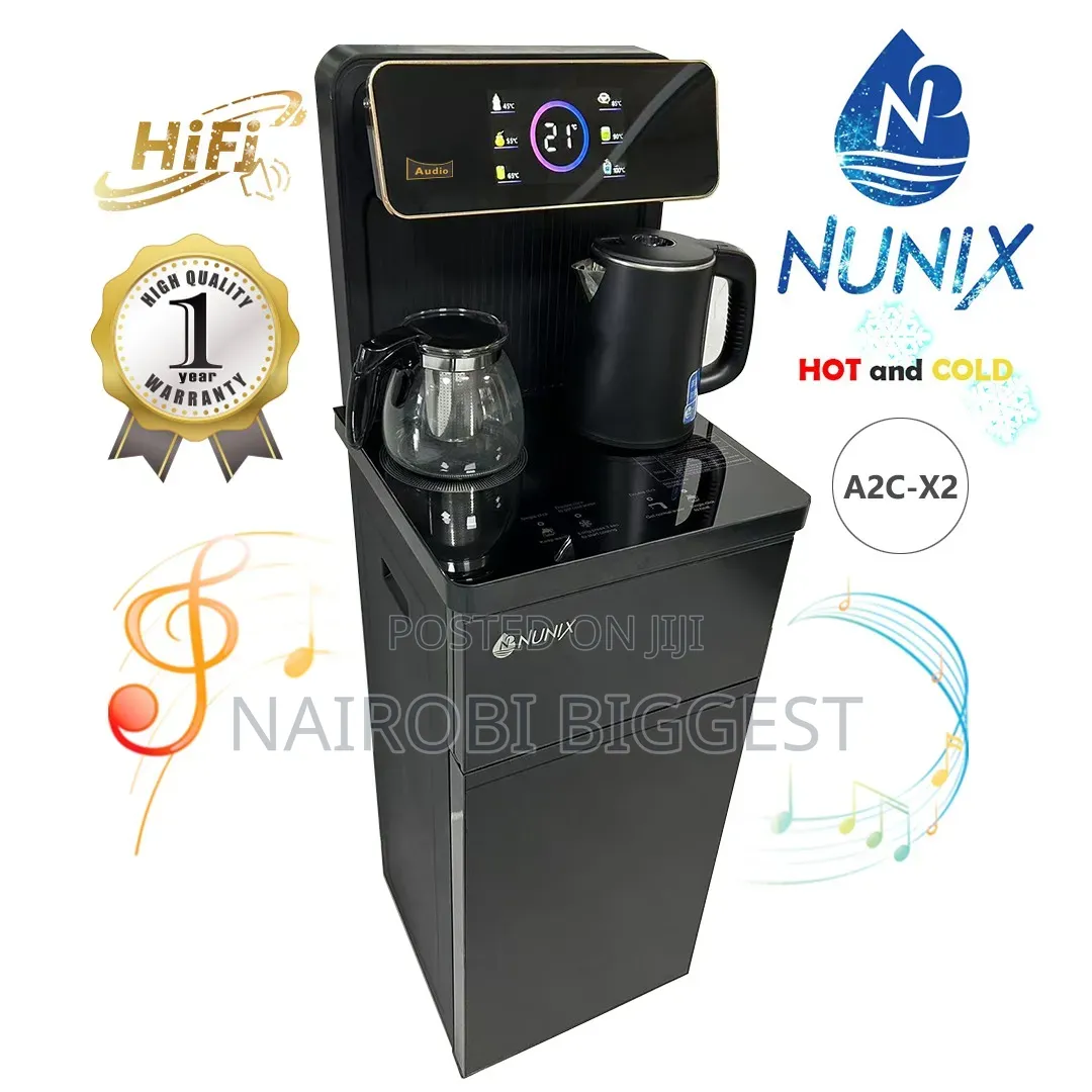 Nunix A2c-X2 Bottomload Hot Cold Water Dispenser With Music System