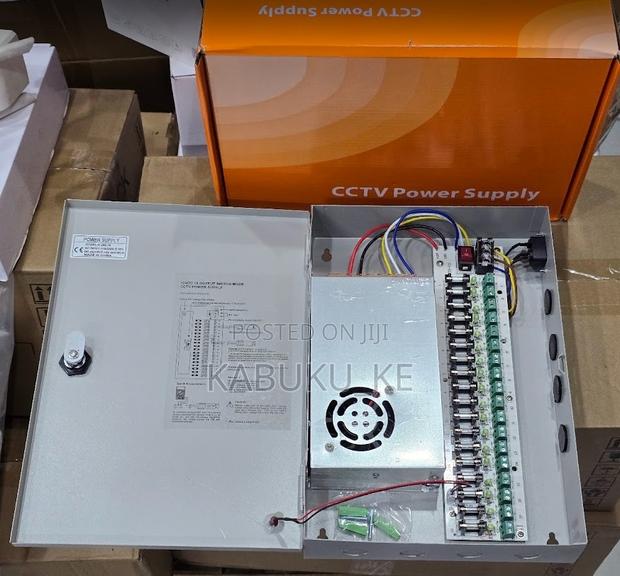 Closed Power Supply 12v 30amps CCTV Power Supply Unit