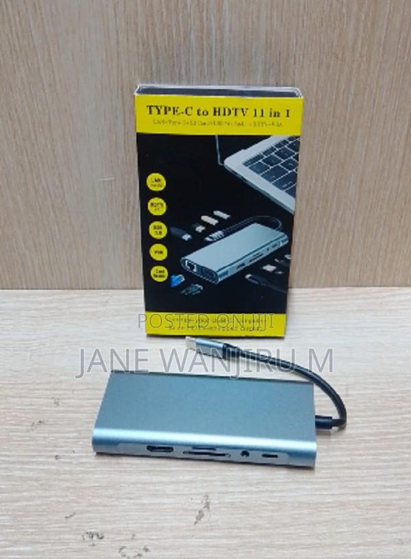 Universal 11-in-1 Usb-C Docking Hub for Laptop, Tablet Macbook