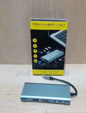 11-in-1 Usb-C Hub With Hdmi Display, Gigabit Ethernet Usb Expansion