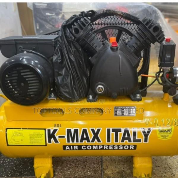 K-Max 50ltr Air Compressor 3hp Motor Double Piston - thumbnail 2
